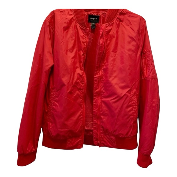 Forever 21 Jackets Red Mens Lightweight Size S - Picture 4 of 11